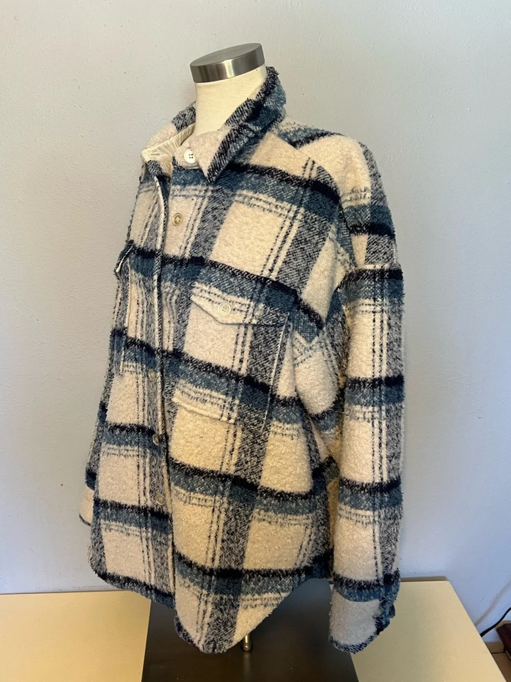Good American brushed plaid